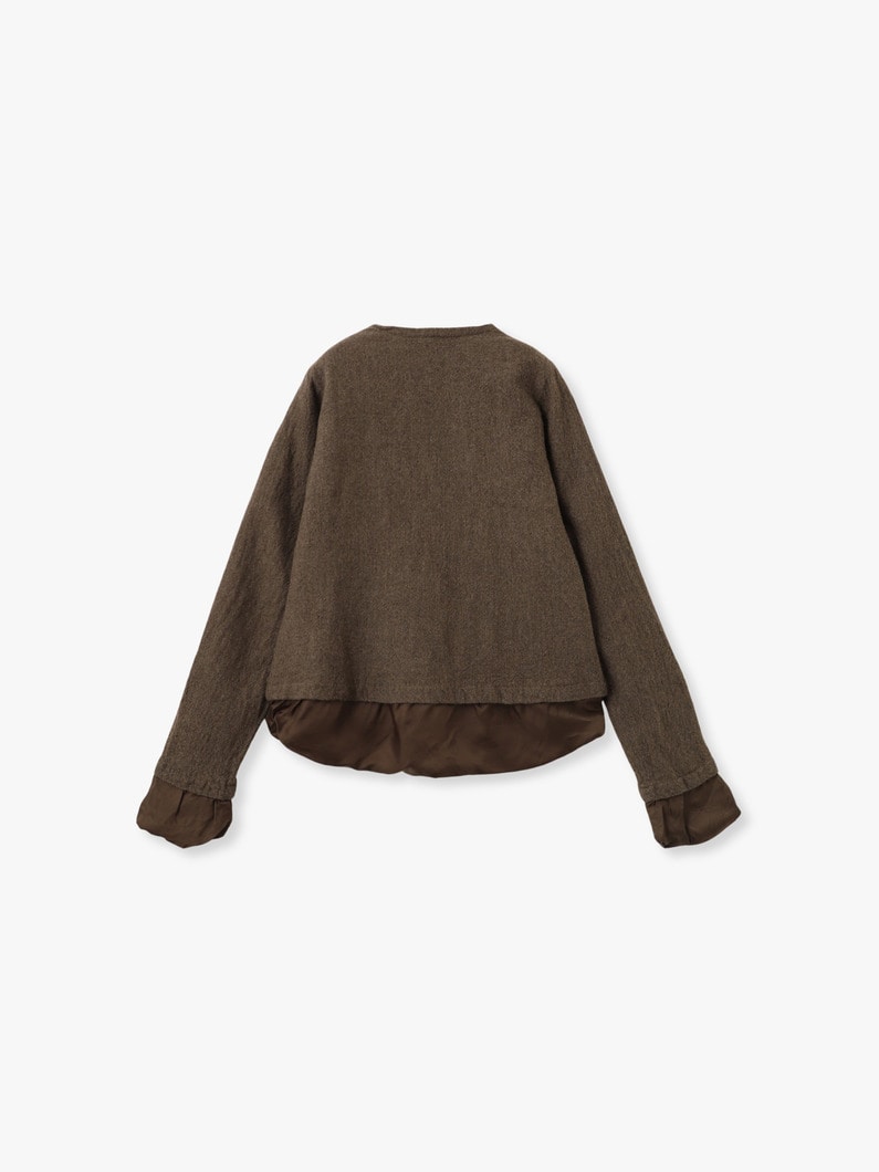 ウール ライトジャケット 詳細画像 brown 1