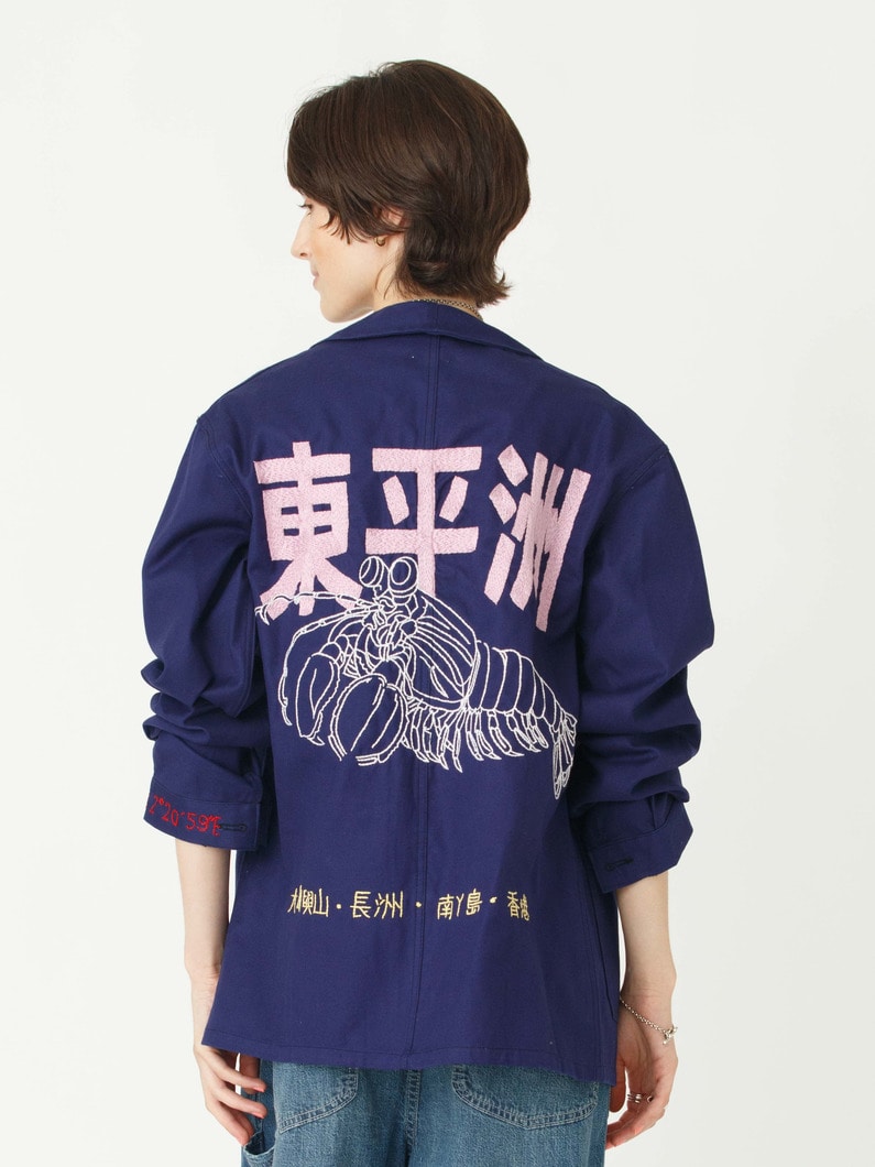トンピンチャウ ブルードュトラヴァイユ ジャケット 詳細画像 navy 1