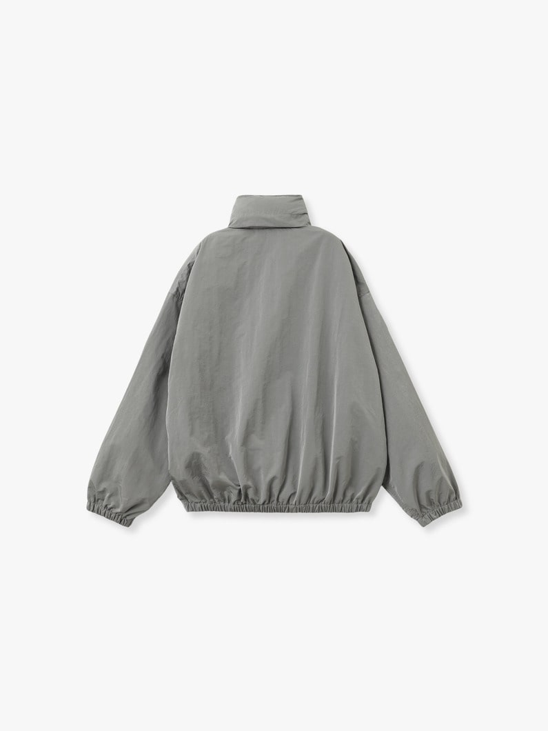 シャンブレー タフタ ジップアップ ブルゾン 詳細画像 gray 1