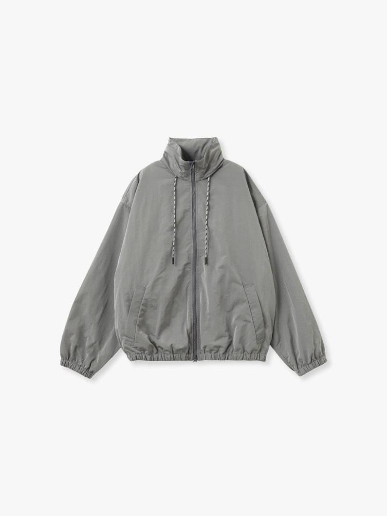 シャンブレー タフタ ジップアップ ブルゾン 詳細画像 gray 5
