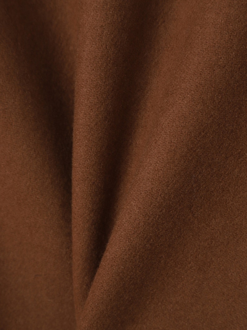 ジロンラムメルトン ムートンカラー ショートコート（ブラウン）（プレオーダー） 詳細画像 brown 5