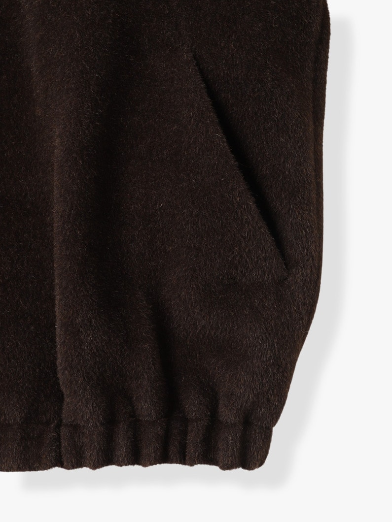 ジップアップ ブルゾン（ブラウン） 詳細画像 brown 3