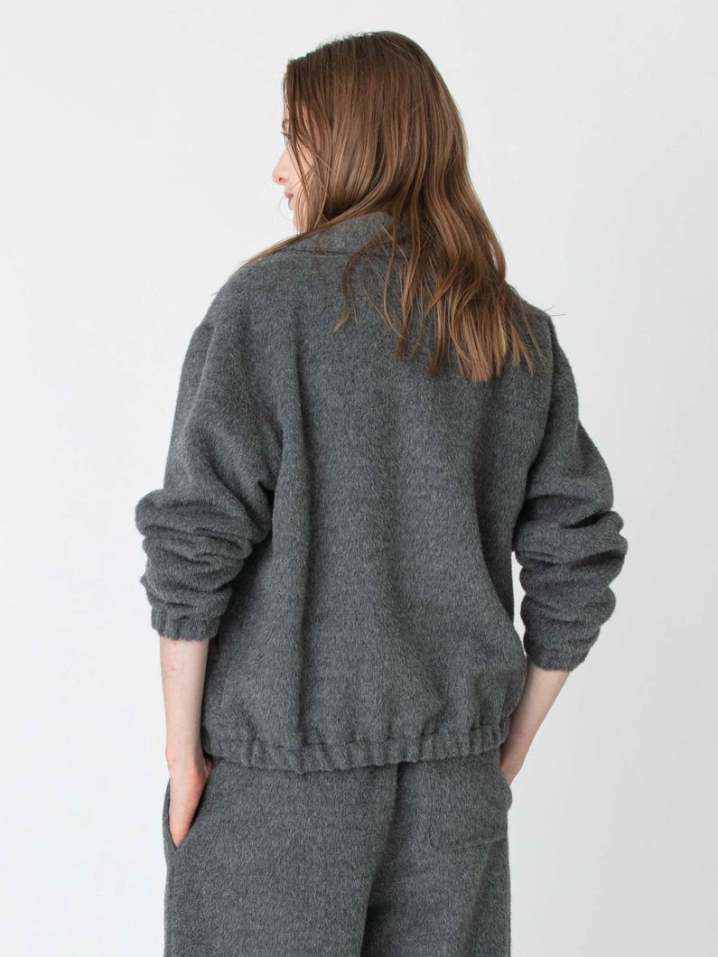 ジップアップ ブルゾン（グレー） 詳細画像 gray 3