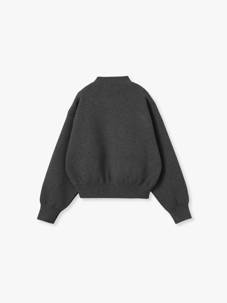 ジップアップ ニット ジャケット 詳細画像 beige 1