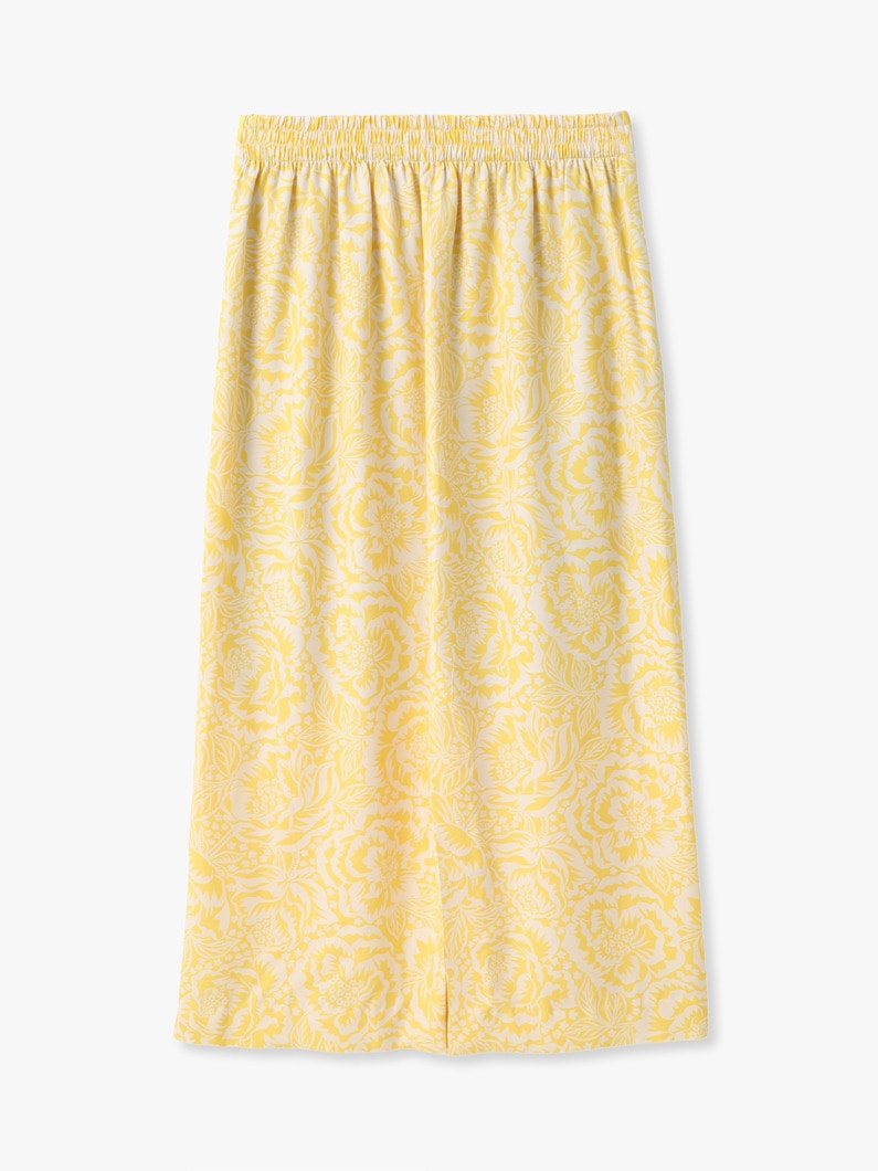 リバティ プリント タイトスカート 詳細画像 yellow 1