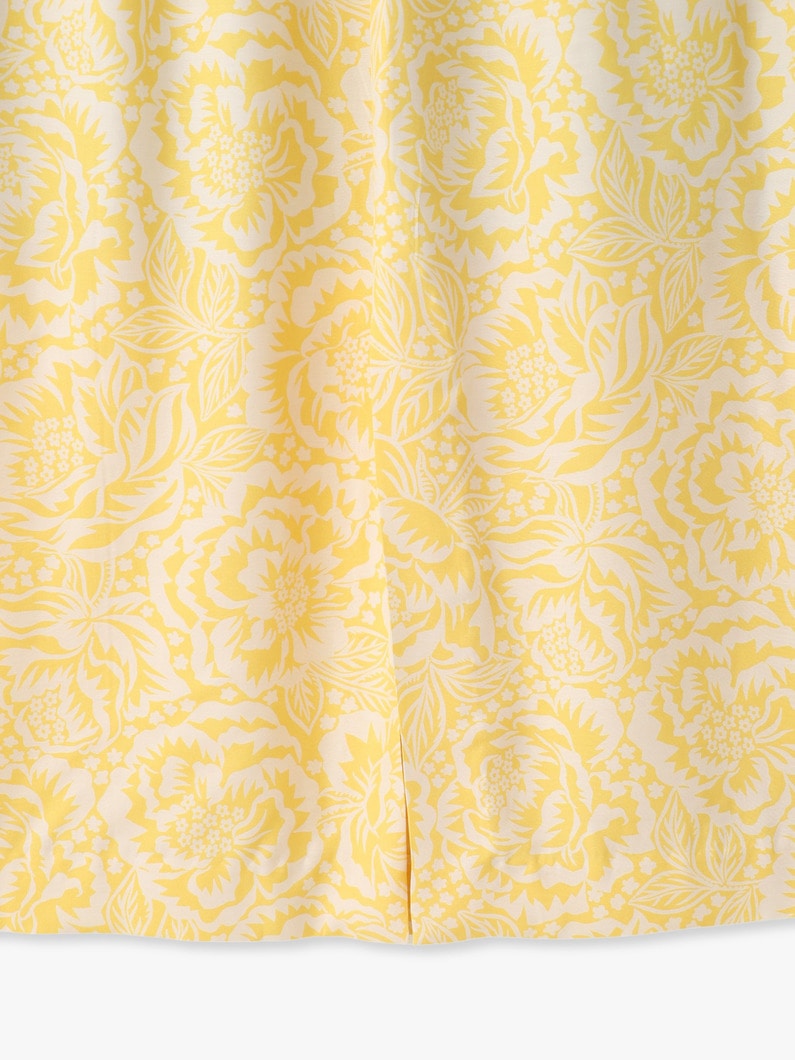 リバティ プリント タイトスカート 詳細画像 yellow 3