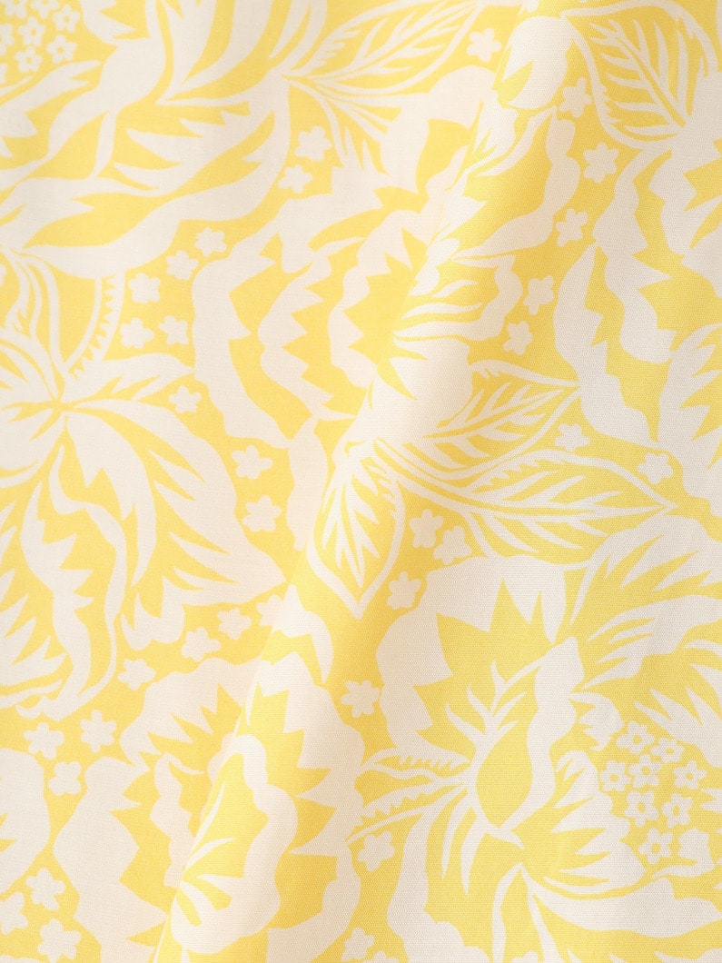リバティ プリント タイトスカート 詳細画像 yellow 4