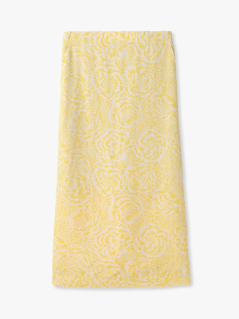 リバティ プリント タイトスカート 詳細画像 yellow 4