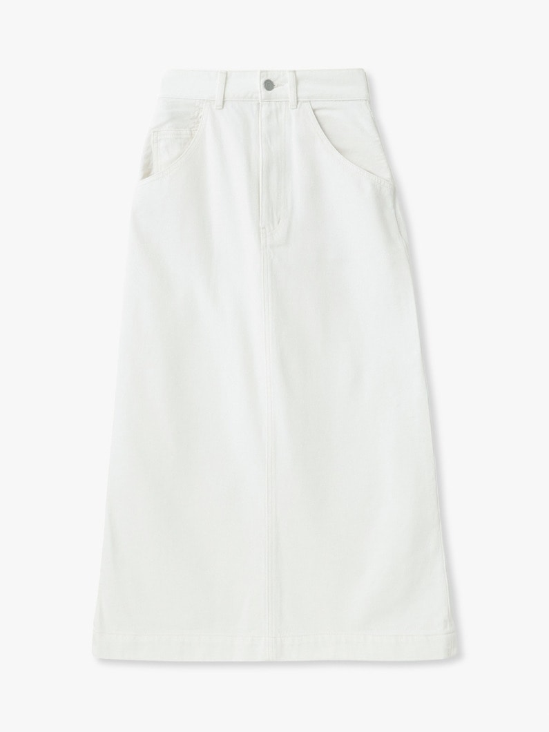 12オンス デニムスカート 詳細画像 white 4