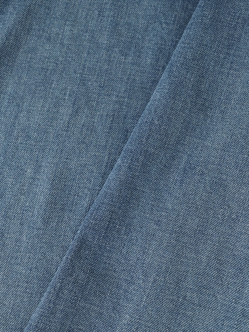 サークル ミディ フレイ デニムスカート 詳細画像 blue 5