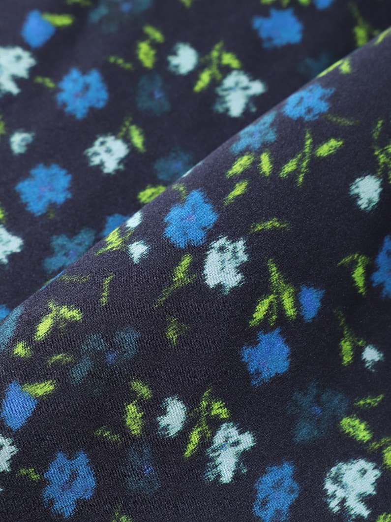 ベラ フラワープリント シルク スカート 詳細画像 navy 2