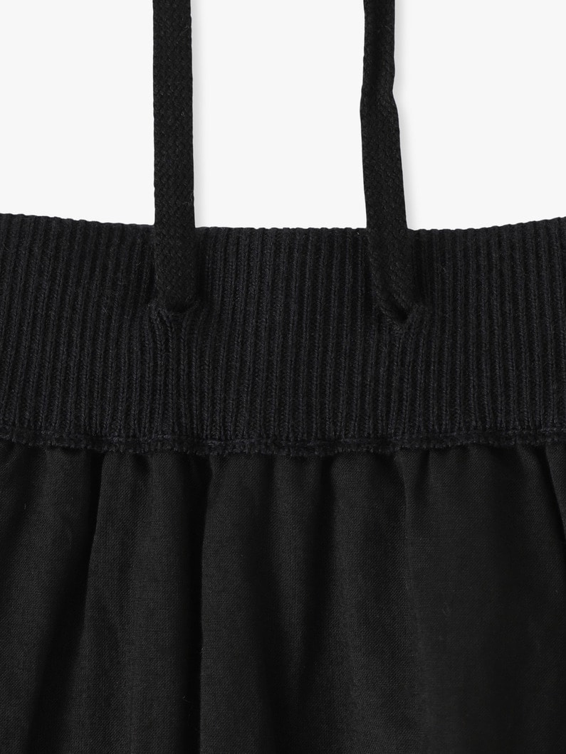 レース ラッフル ニット スカート 詳細画像 black 2
