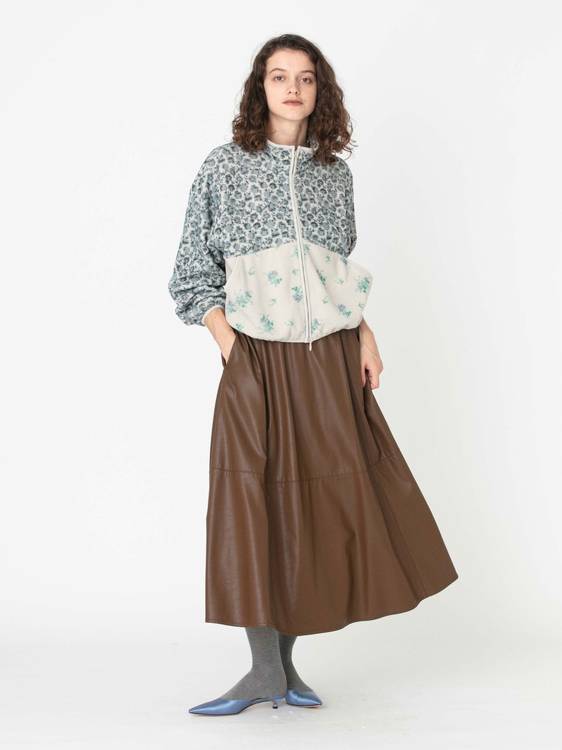 フェイクレザー スカート 詳細画像 brown 1