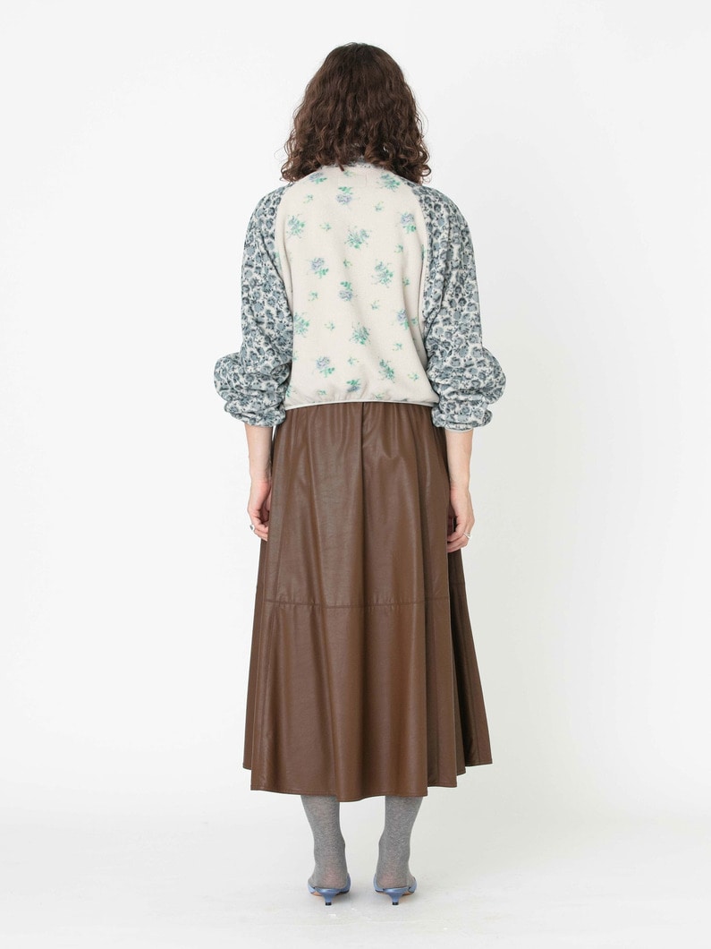 フェイクレザー スカート 詳細画像 brown 3