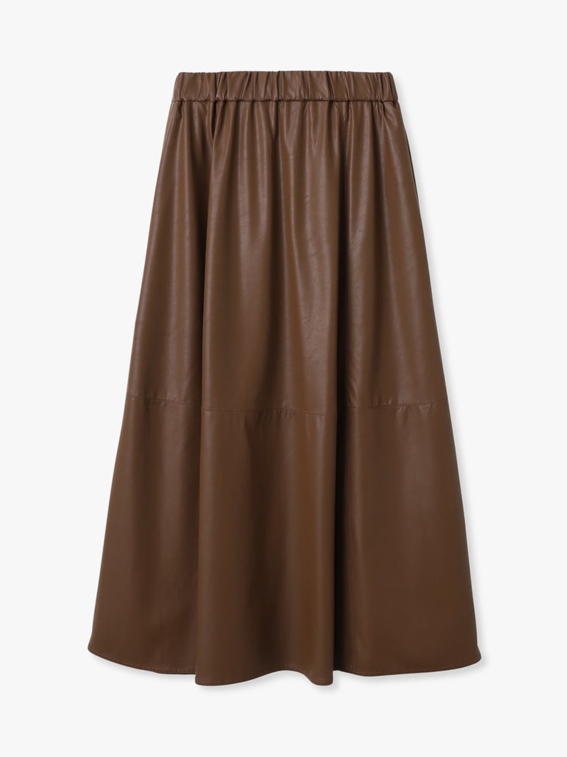 フェイクレザー スカート 詳細画像 brown 6