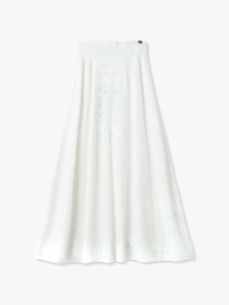 ケリー レース ミディスカート 詳細画像 white 1
