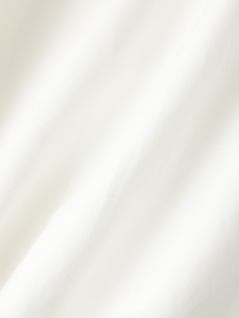 コットンリネン フレアスカート 詳細画像 white 3