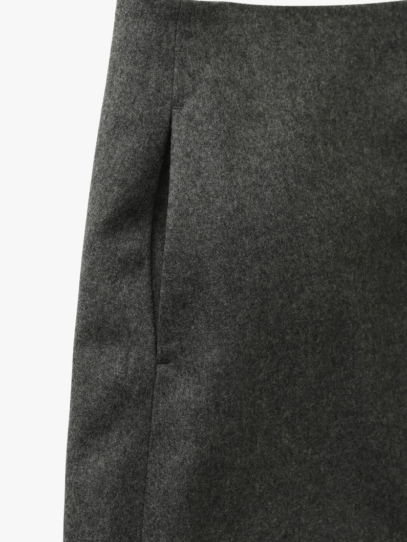 ウール ミディスカート 詳細画像 light gray 3