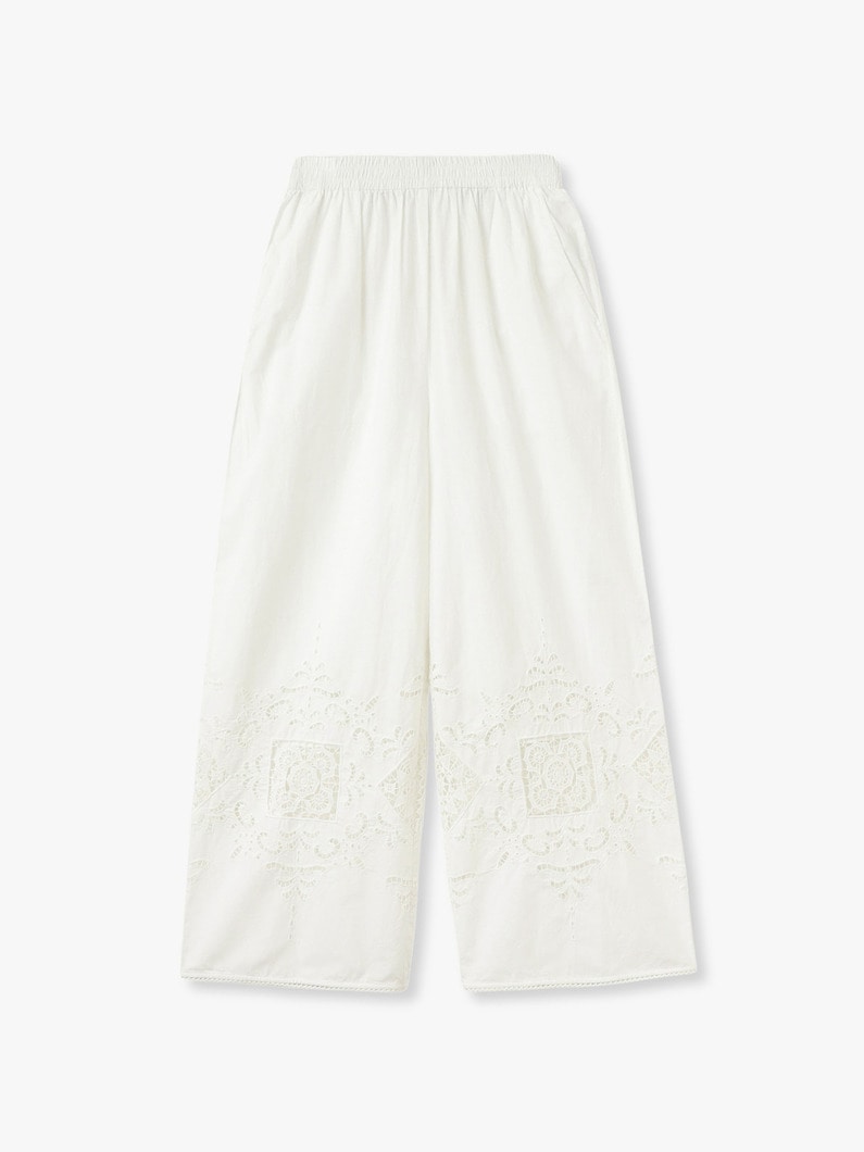エンブロイダリー レース パンツ 詳細画像 white 7