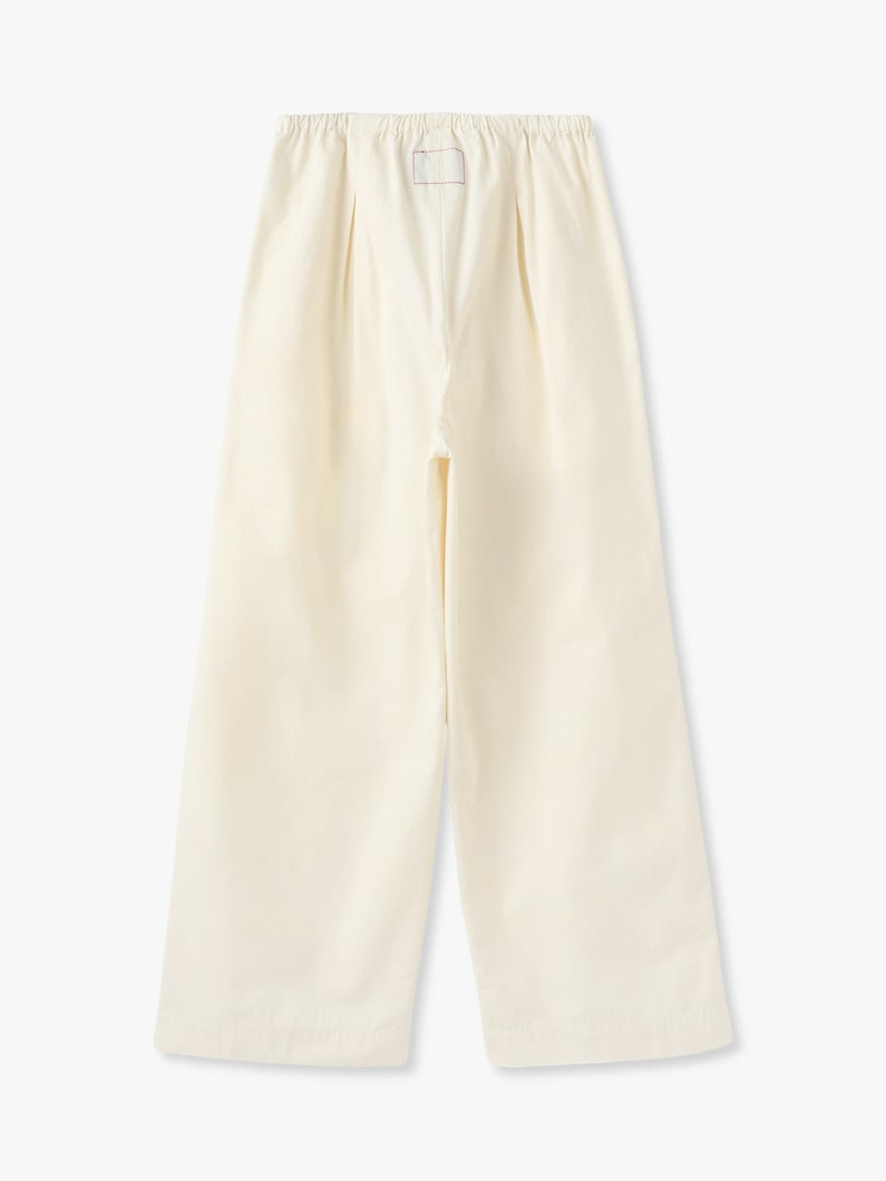 リラックス ネップ パンツ 詳細画像 off white 1