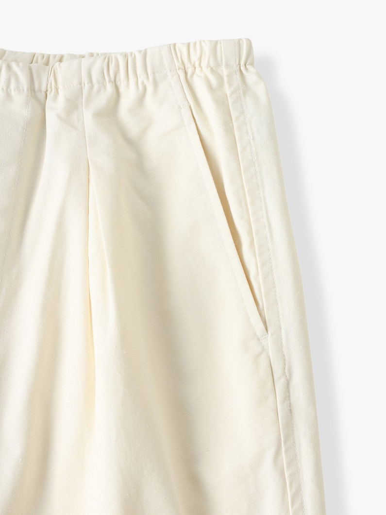リラックス ネップ パンツ 詳細画像 off white 3