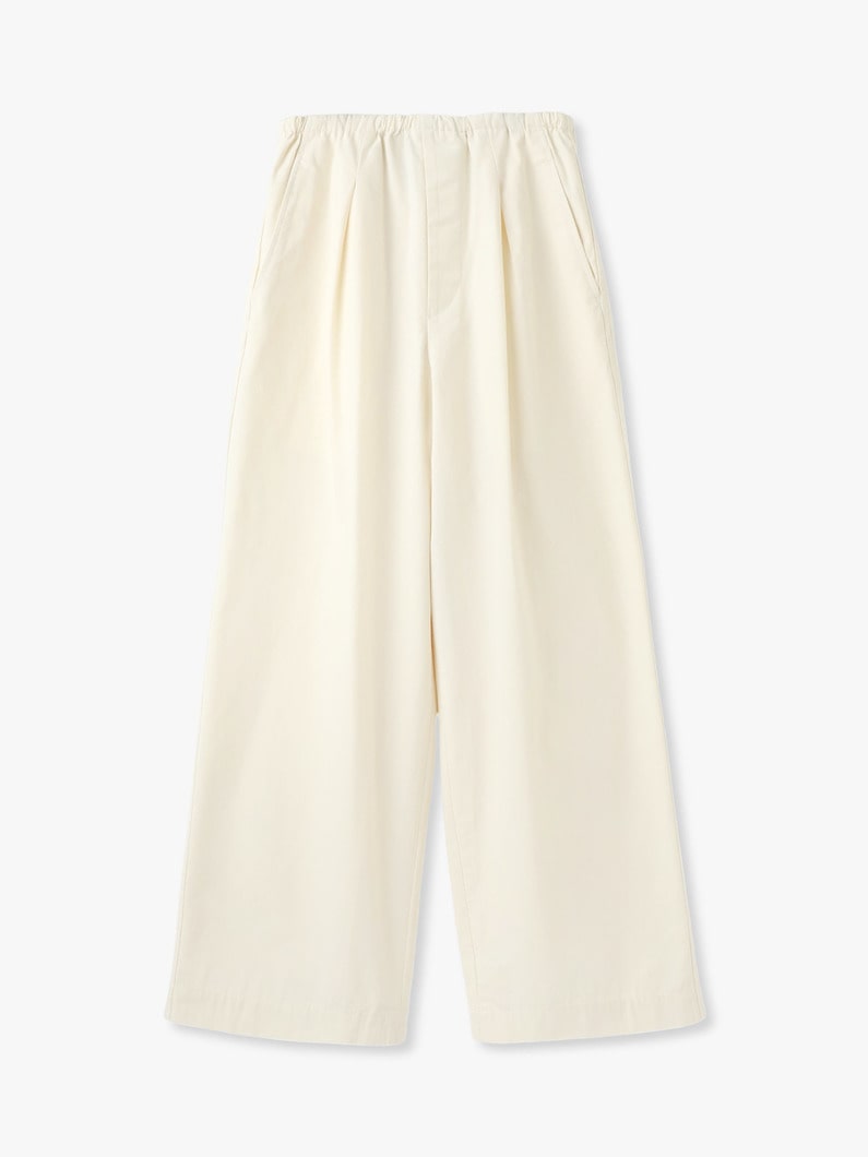 リラックス ネップ パンツ 詳細画像 off white 4