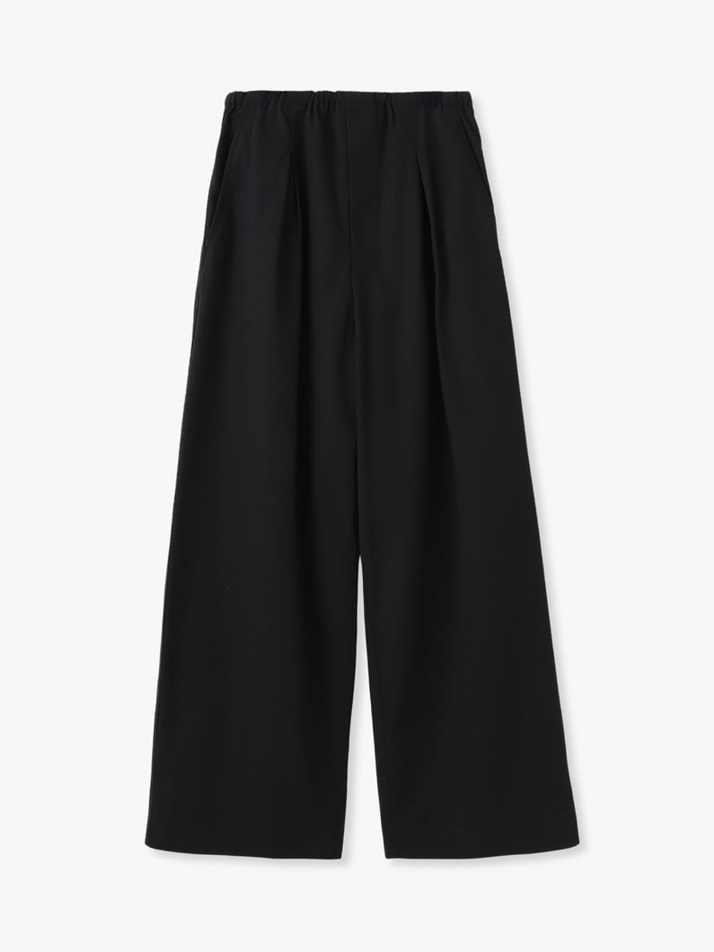リラックス ネップ パンツ 詳細画像 black 4