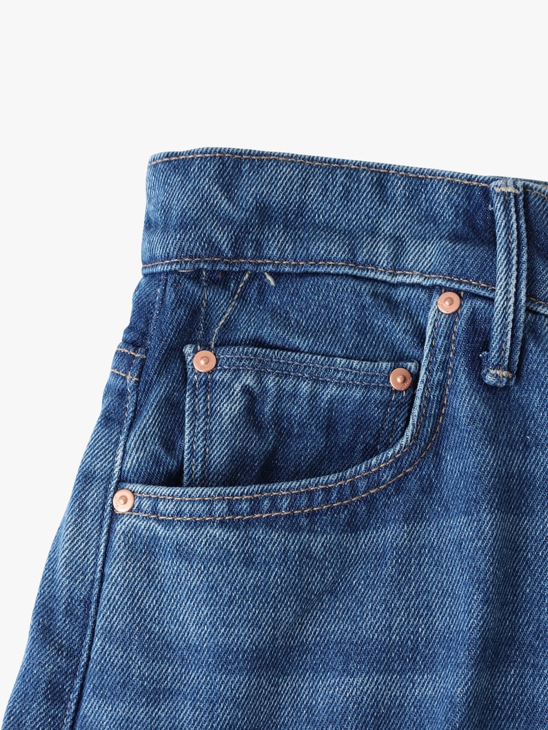 ザ ミッドライズ ラッソ スニーク  デニムパンツ 詳細画像 blue 3