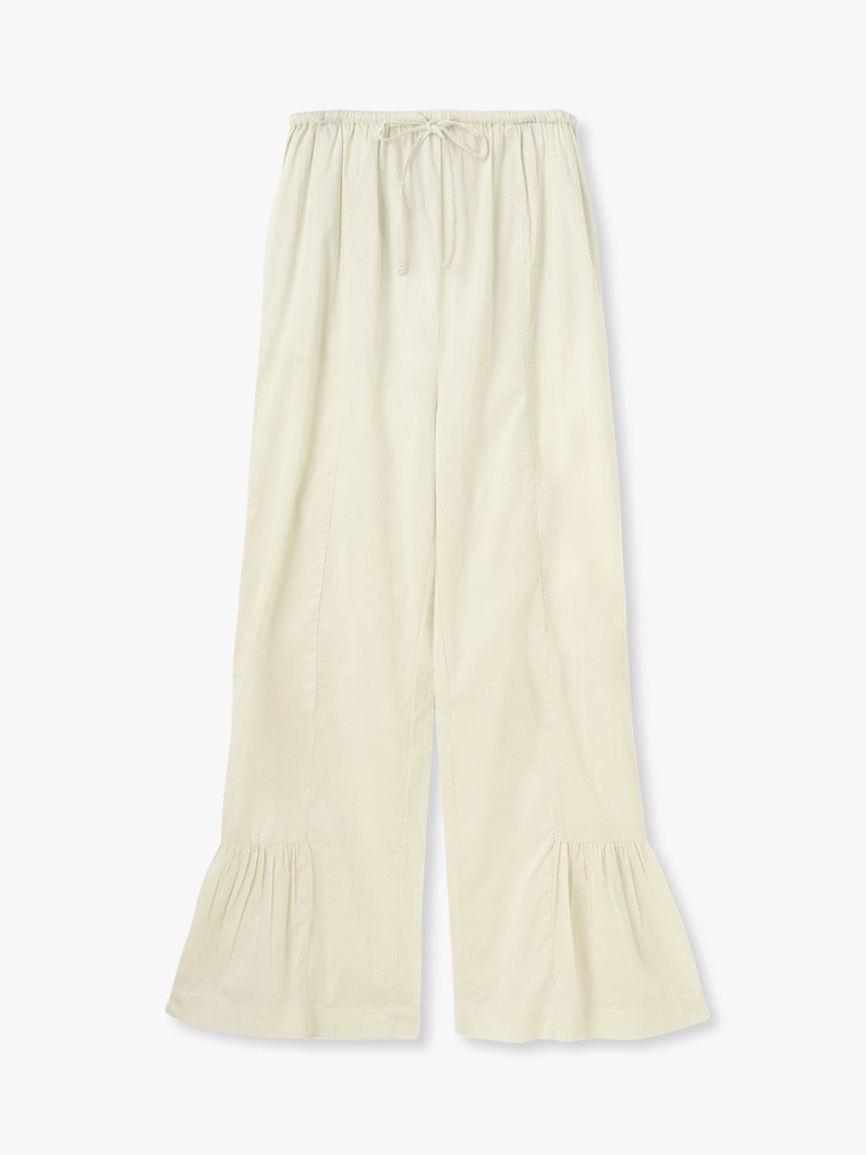 アマヤ パンツ（オフホワイト/ブラック） 詳細画像 off white 1