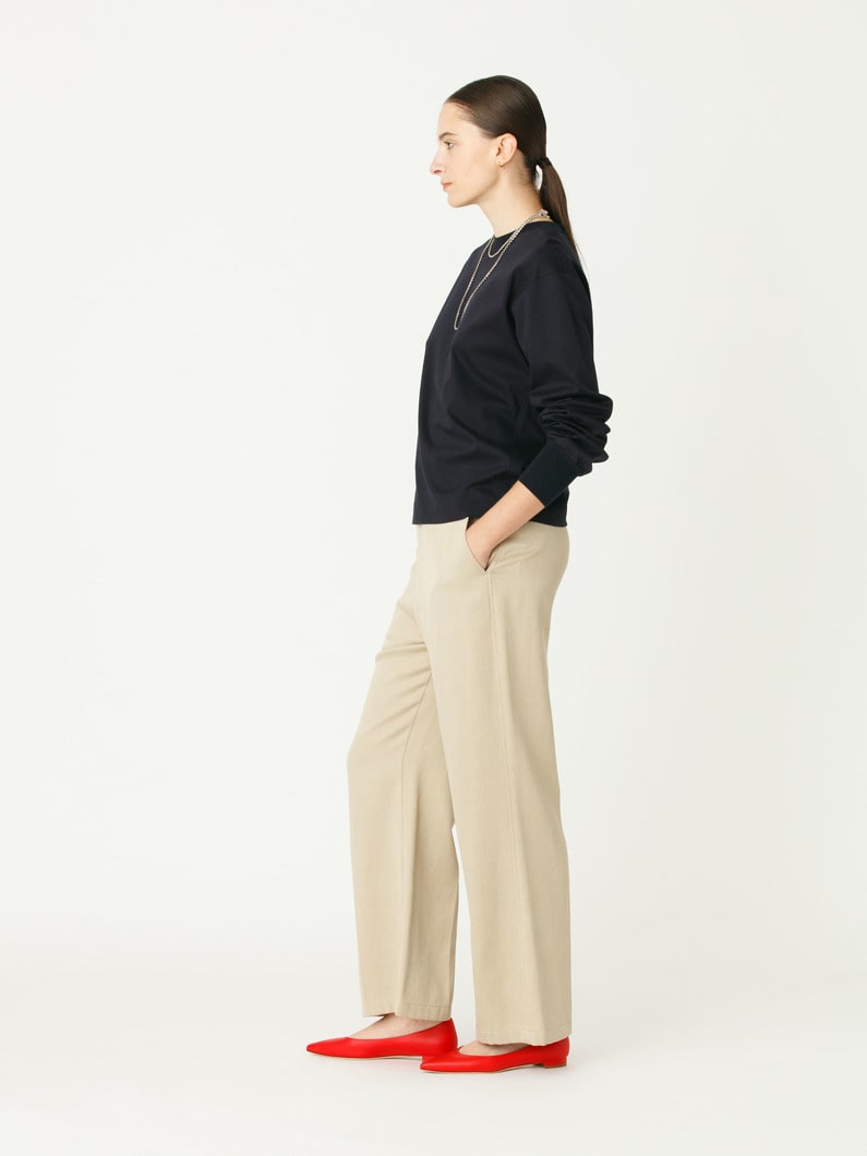 テンセル チノパンツ 詳細画像 beige 4