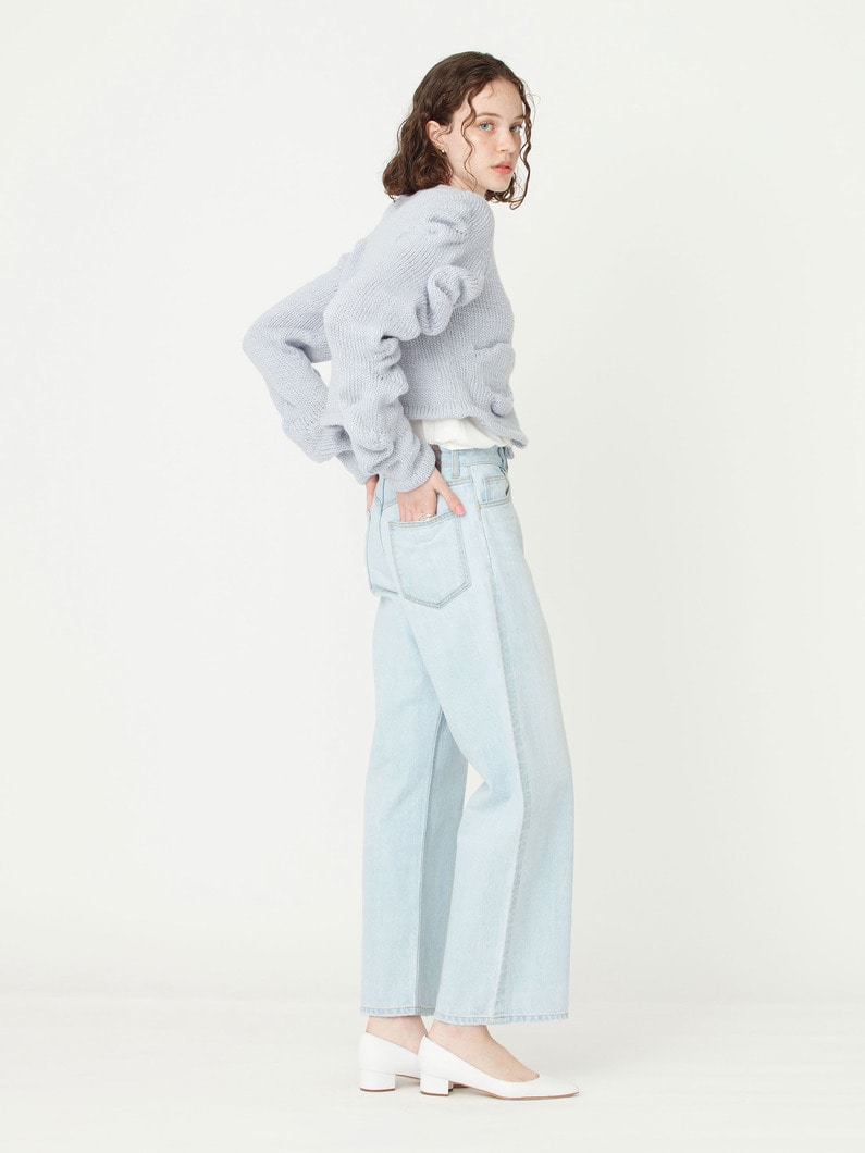 ローライズ デニム パンツ 詳細画像 light blue 2