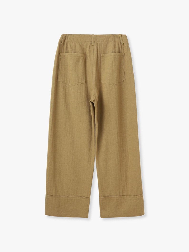 ヘリンボーン ベイカー パンツ 詳細画像 beige 1
