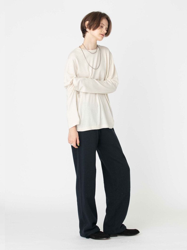 ダブルニー スウェット パンツ 詳細画像 navy 2