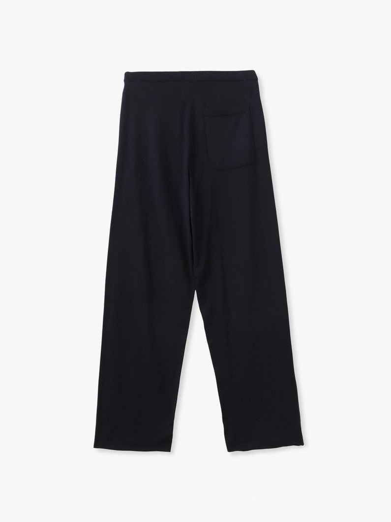 リラックス コットンカシミア パンツ（レッド/グリーン/ネイビー） 詳細画像 navy 1