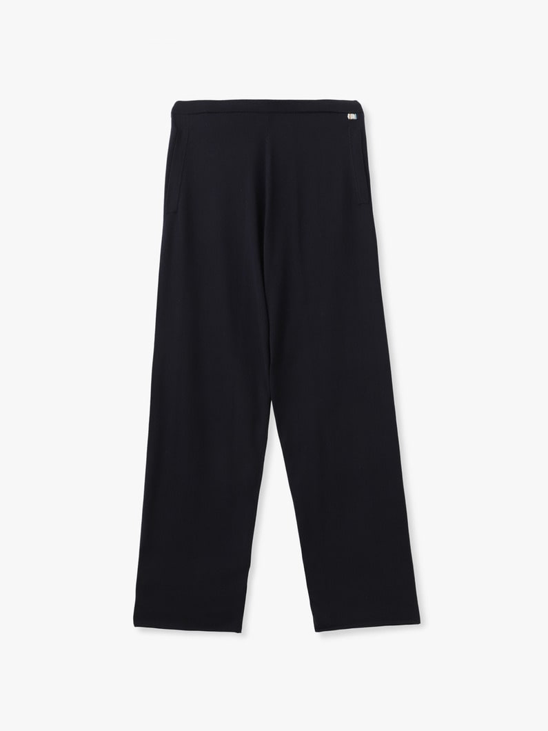 リラックス コットンカシミア パンツ（レッド/グリーン/ネイビー） 詳細画像 navy 1
