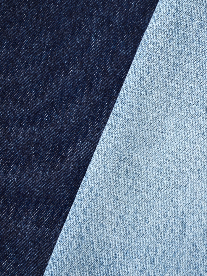 サイド チェンジ ワイド デニムパンツ 詳細画像 blue 4
