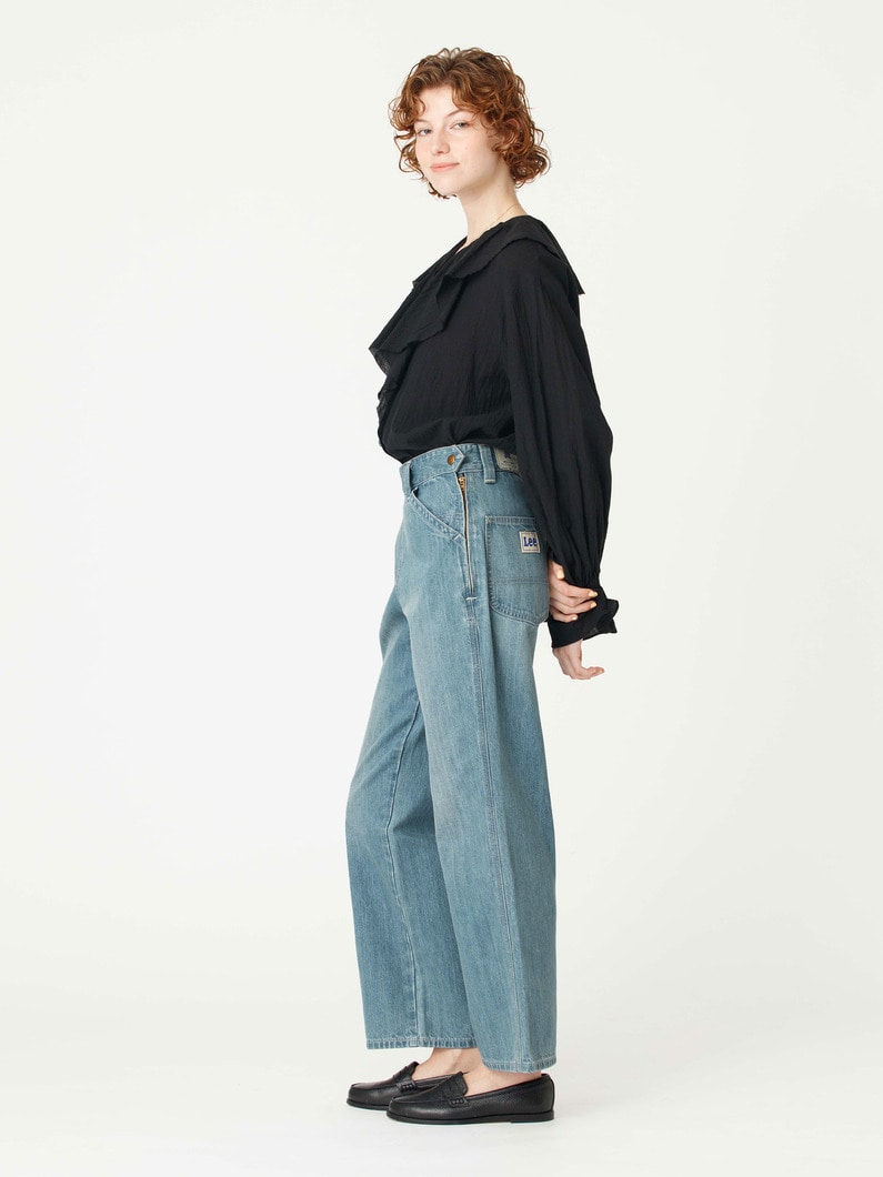 サイドジップ ペインターデニムパンツ 詳細画像 blue 2