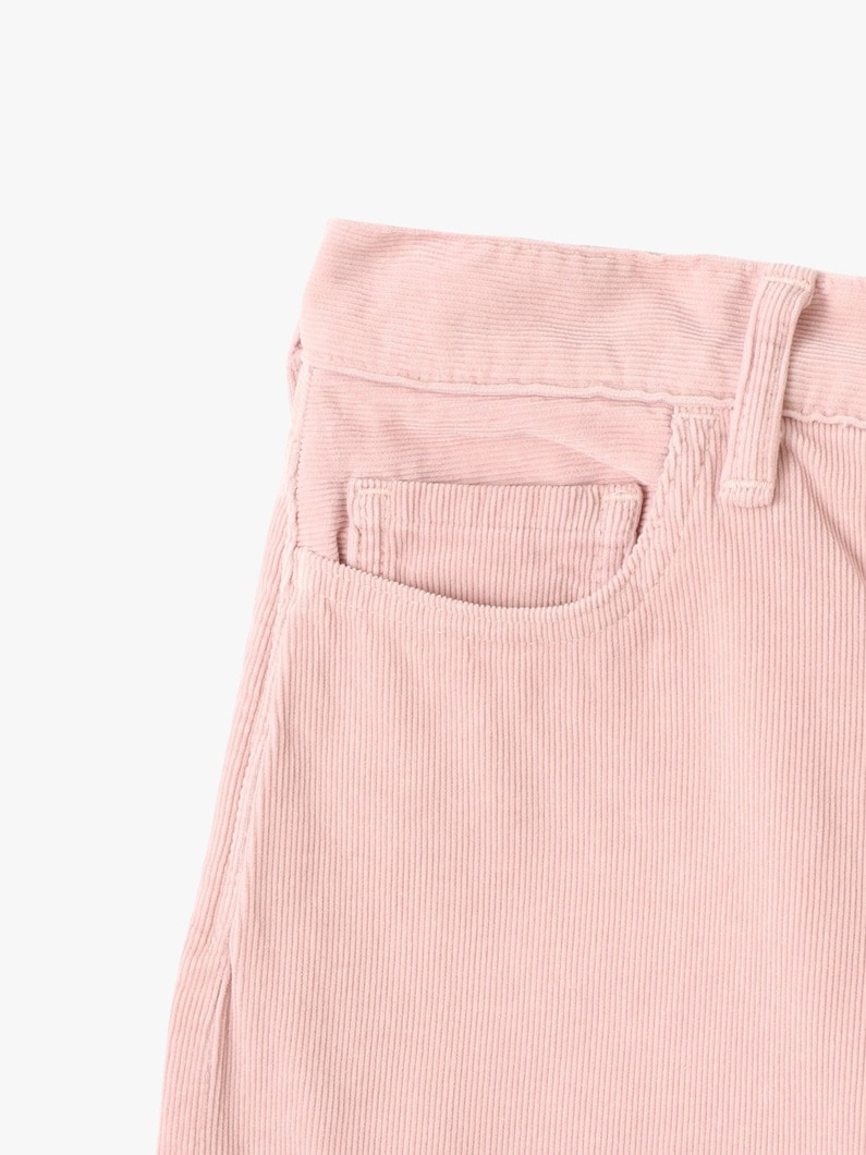 コーデュロイ 5ポケット ワイド パンツ 詳細画像 pink 3
