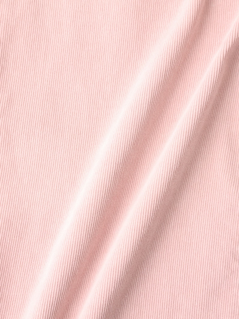 コーデュロイ 5ポケット ワイド パンツ 詳細画像 pink 4