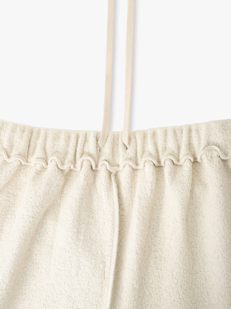 シルク フリース パンツ 詳細画像 beige 2