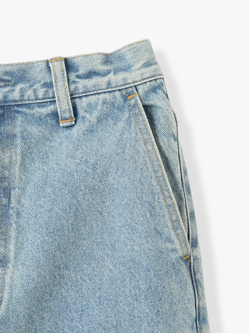 ブーツカット デニムパンツ 詳細画像 blue 3