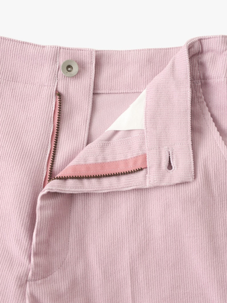 ルーズ ストレート コーデュロイ パンツ 詳細画像 pink 2