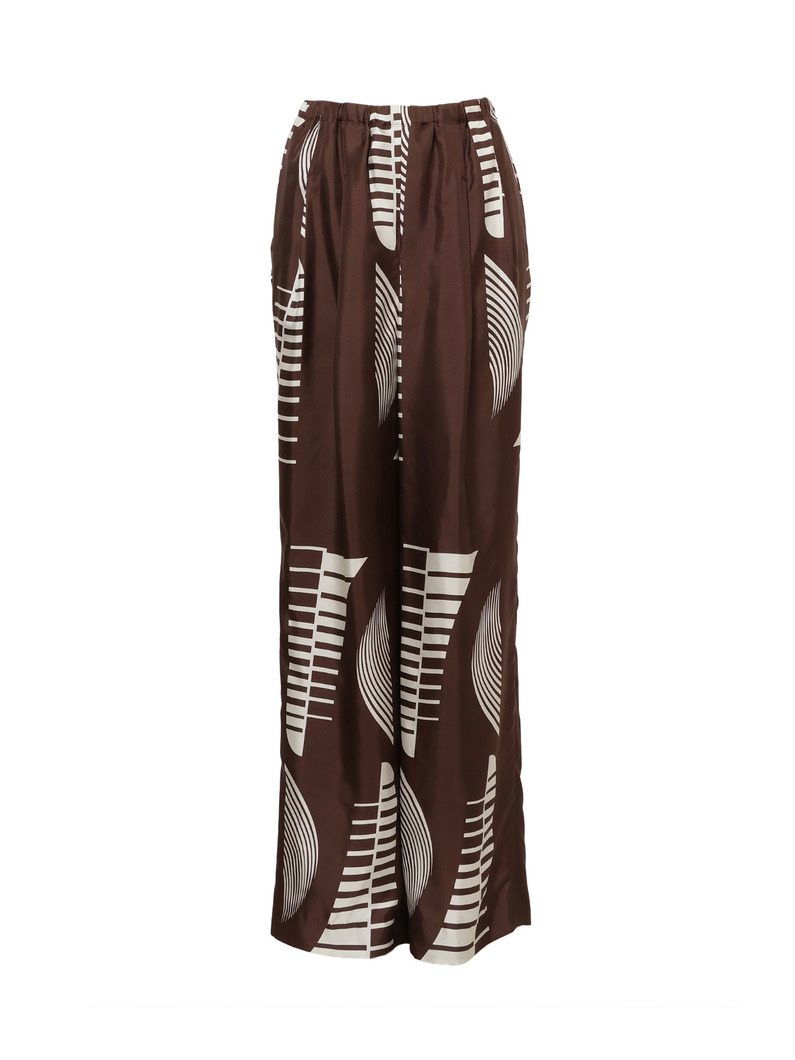 ヴォヤージュ シルク パンツ（プレオーダー） 詳細画像 brown 1