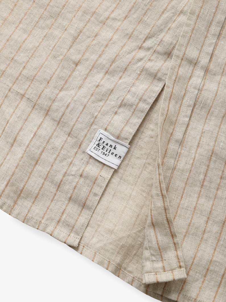 ローリー イタリアンリネン シャツドレス（ライトブラウン） 詳細画像 light brown 3