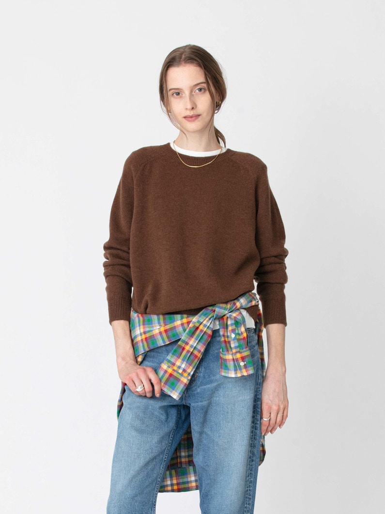 アイリーン イタリアンコットン フランネル チェック シャツ 詳細画像 yellow pt 2