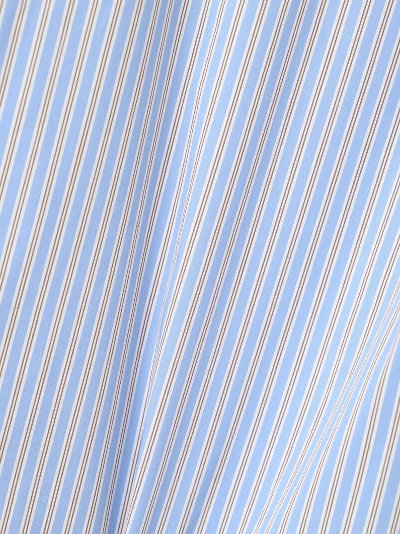 オーバーサイズ ストライプ シャツ 詳細画像 blue 4