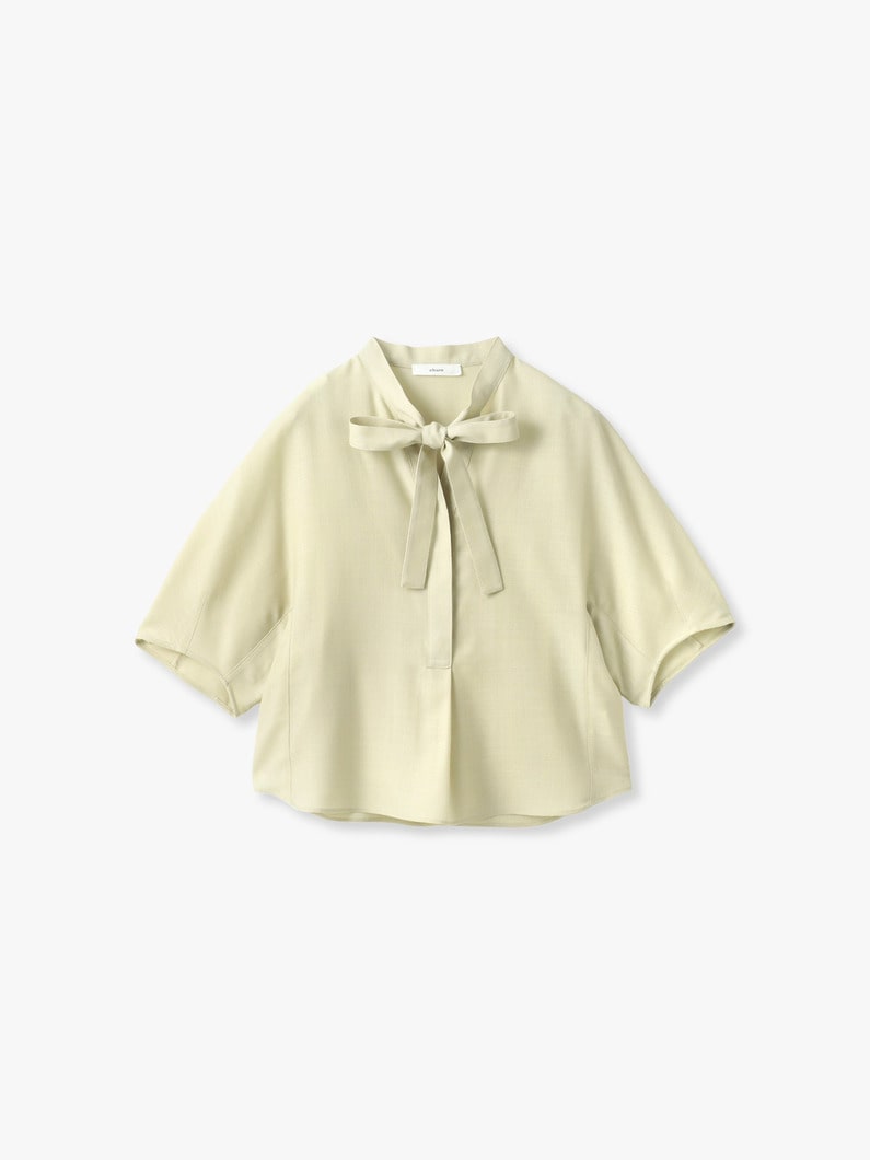 ドライビエラ ボウタイ ブラウス 詳細画像 light yellow 1