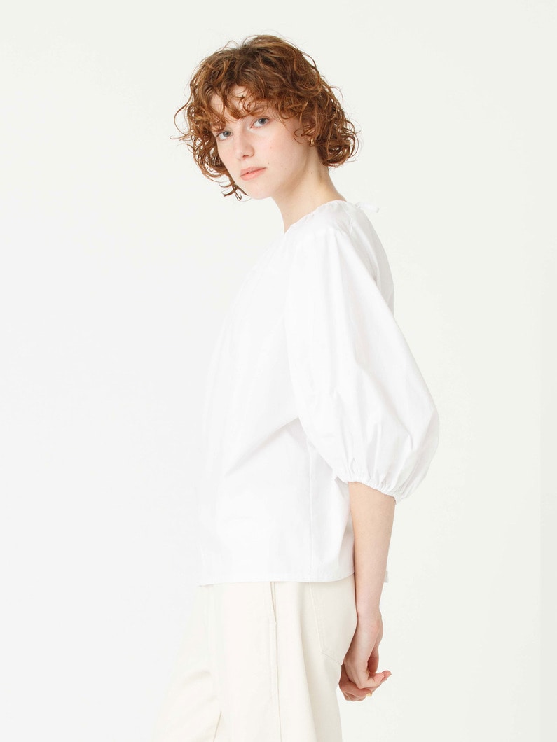 バック サークル ブラウス 詳細画像 white 3