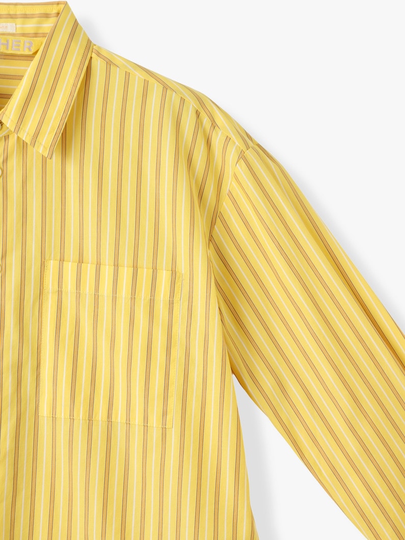 ルーミー フレンチー ストライプシャツ 詳細画像 yellow 2