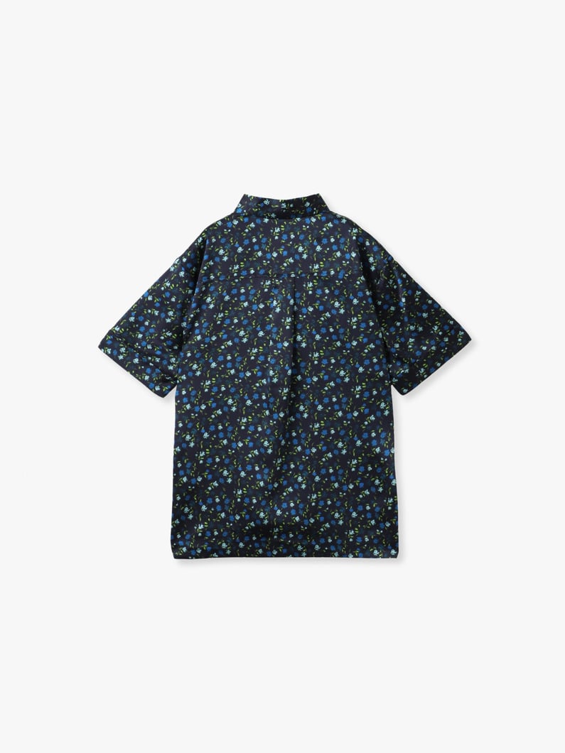 ベラ フラワープリント シルク シャツ 詳細画像 navy 1